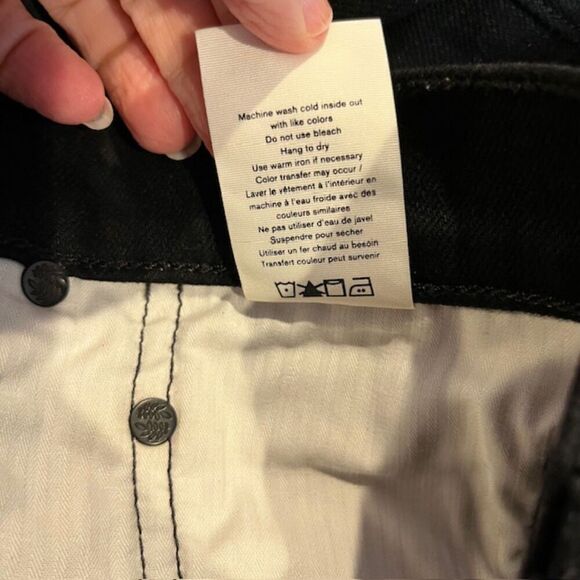 Rag & Bone Fit 1 Men's Stretch Extra Slim Black Jeans Size 32x30 - Picture 13 of 14